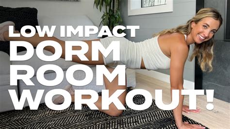 Low Impact Dorm Room Workout Youtube