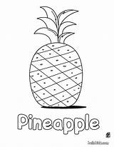 Pineapple Coloring Pages Kids Drawing Printable Print Template Sheet Easy Color Sheets Dna Fruit Stencil Cute Hellokids Keyboard Piano Cartoon sketch template