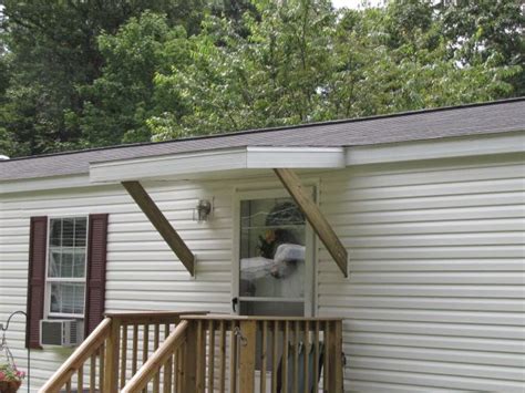 awnings  mobile homes custom built decks mobile home porch door awnings mobile home doors