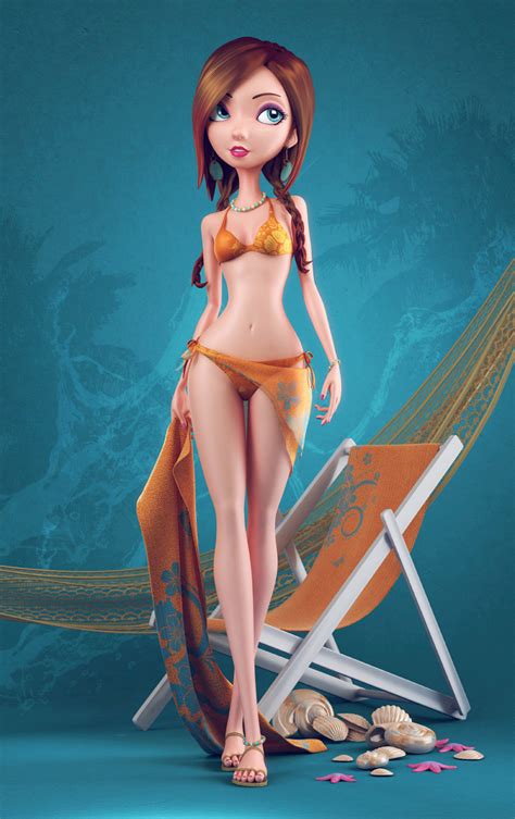 3d Art Tangerine Sea 3d Concept Art Maya Photoshopcoolvibe
