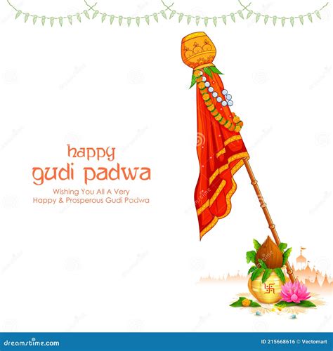 Gudi Padwa Lunar New Year Celebration In Maharashtra Of India Stock