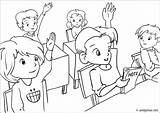 Classroom Coloring Pages Color Getdrawings sketch template