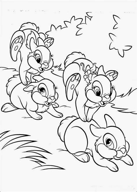 fun coloring pages disney bunnies coloring pages