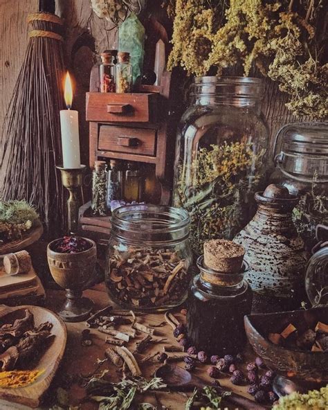 Herb Infused Set Up My Process Witchy Decor Witch Room