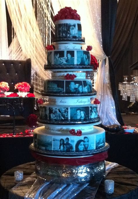 edible photo wedding cake cakecentralcom