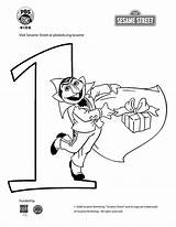 Sesame Street Coloring Number Pages Pbskids Kids Count Pbs Numbers Sesamestreet Colouring sketch template