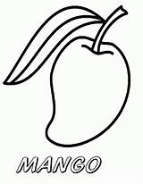 Mangos Fruit Imprimir sketch template