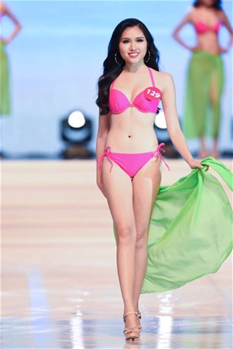 Hot Photos Of Miss Universe Vietnam Contestants In Bikini