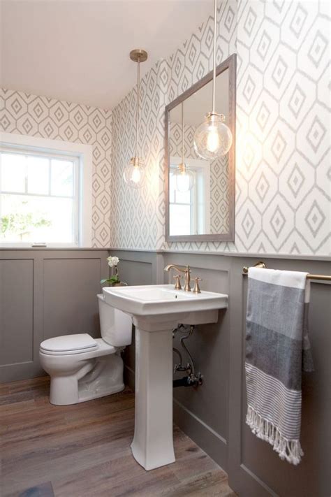 efficient small powder room design ideas page    modern farmhouse bathroom