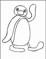 Pingu Coloring Pages Cartoon Printable Para Color Popular Fun Penguin Coloringhome sketch template