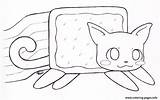 Cat Nyan Coloring Pages Printable Kitty Cute Lineart Drawing Deviantart Color Xx Getdrawings sketch template