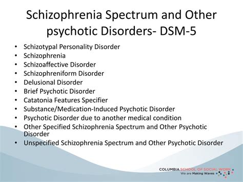 ppt schizophrenia and other psychotic disorders powerpoint