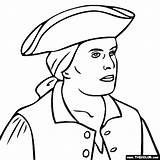 Coloring Revere Paul Loyalist American Revolution Pages Kids Colonial Clipart Face Online Historical War Revolutionary America Color Choose Board sketch template