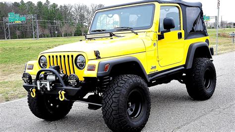 yellow jeep wrangler lifted yellow choices