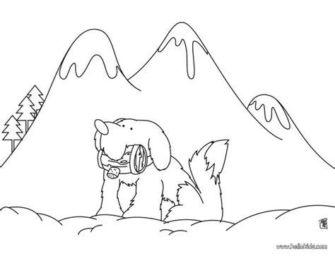 st bernard coloring pages hellokidscom