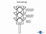Coloring Road Kids Pages Traffic Light Sign Safety Signs Colouring Printable Activities Roadway Template Worksheets Lights Stop Preschool Printablee Kindergarten sketch template