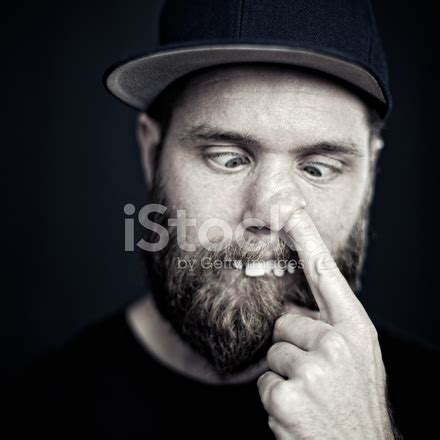 young man picking  nose stock photo royalty  freeimages