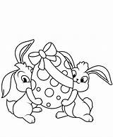 Bunnies Egg Scribblefun sketch template