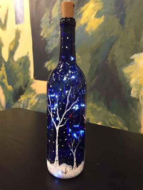70 Adorable Wine Bottle Painting Ideas For Diy Home Décor Bottle
