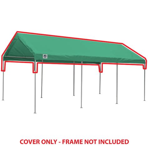 king canopy  ft   ft green drawstring carport canopy cover walmartcom