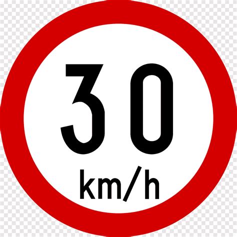 traffic sign speed limit road kilometer  hour  kmh zone sign stop text trademark png