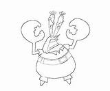 Krabs sketch template