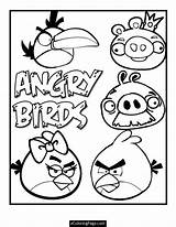 Angry Pigs sketch template