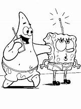 Spongebob Coloring Pages Squarepants Patrick Cartoon Playing Bob Sponge Para Funny Dibujos Sheet Colouring Print Gif Unknown sketch template