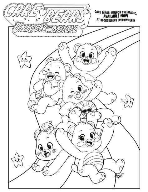 care bear colouring pages