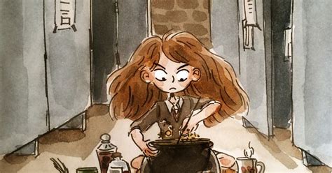 Harry Potter Inktobers Hermione Granger Art Pictures Pinterest