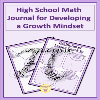high school math  reflection   assessment writing journal