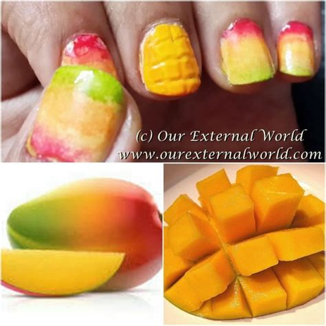 mango delight nail art  shilpa gandotra nailpolis museum  nail art