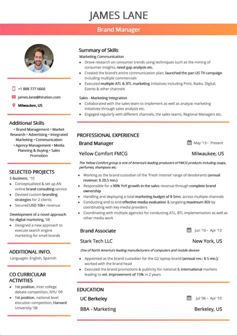 resume layout  guide   examples  samples