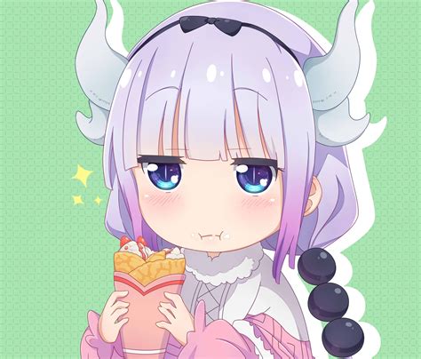 anime miss kobayashi s dragon maid kanna kamui hd