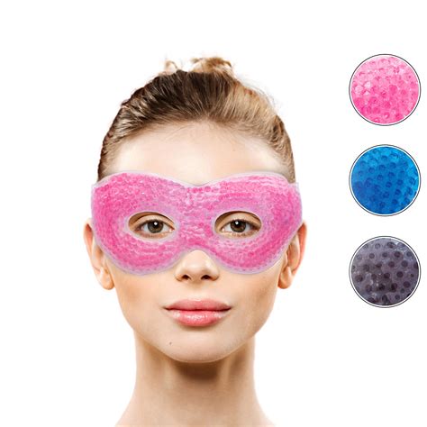 gel eye mask  eye holes hot cold compress pack eye therapy cooling eye mask  puffy