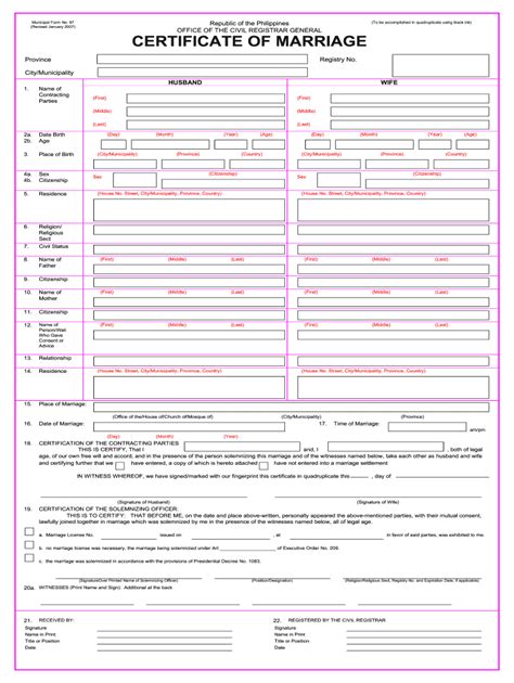 Municipal Form No 97 Fill Out And Sign Printable Pdf