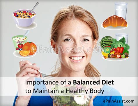 Importance Of A Balanced Diet To Maintain A Healthy Body