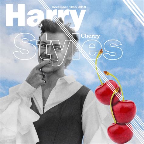 Harry Styles Cherry Single Poster Behance