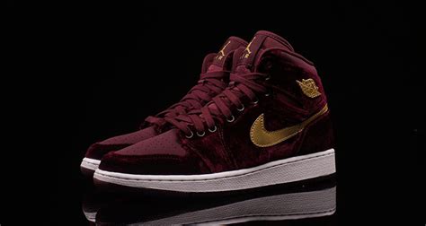 air jordan 1 heiress in red velvet is available now nice kicks