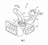 Patents Snowblower Drawing sketch template