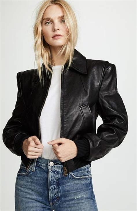 reasons   woman  wear  leather jacket demotix