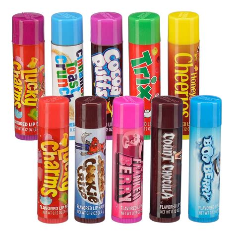 general mills breakfast pack cereal flavored lip balm  pieces