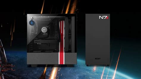nzxt unveils limited edition  mass effect case