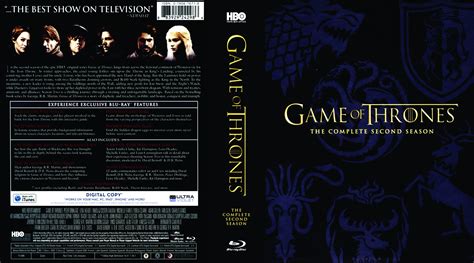 game of thrones season 2 r1 blu ray dvd covers and labels