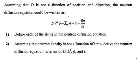 Solved Assuming That D Is Not A Function Of Position And