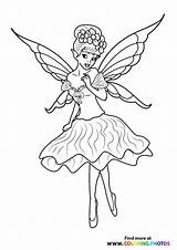 Ballerina Fairies Little sketch template