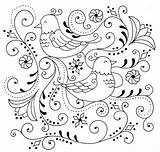 Embroidery Ricamo sketch template
