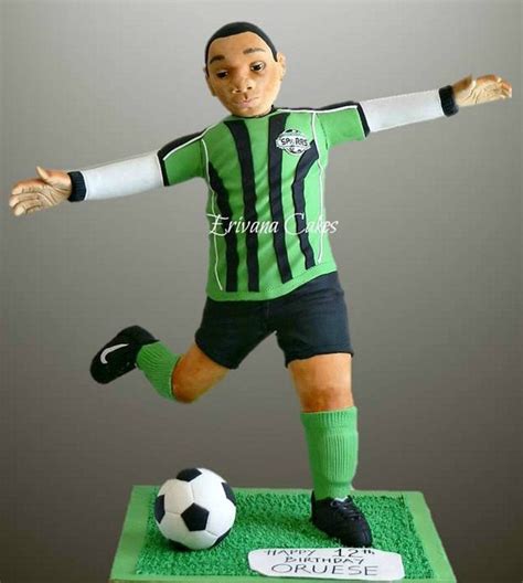 3d Soccer Player Cake