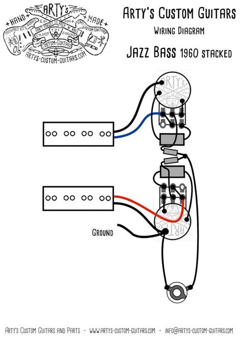 artys custom guitars vintage pre wired prewired kit wiring assembly bass wiring diagram