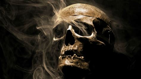 dangerous hd wallpaper smoke skull 57 images